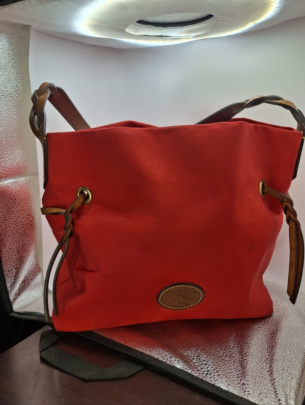 Authentic Red Dooney & Bourke Purse Handbag Nylon